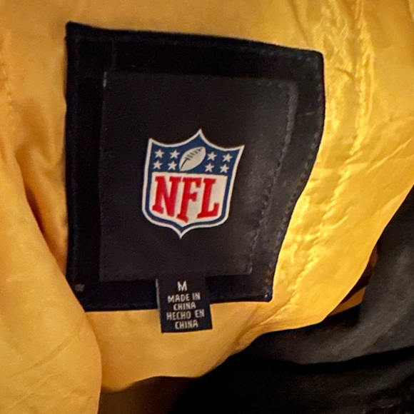 NFL Pittsburgh Steelers Heavy Varsity Jacket Size Medium - Picture 8 of 9